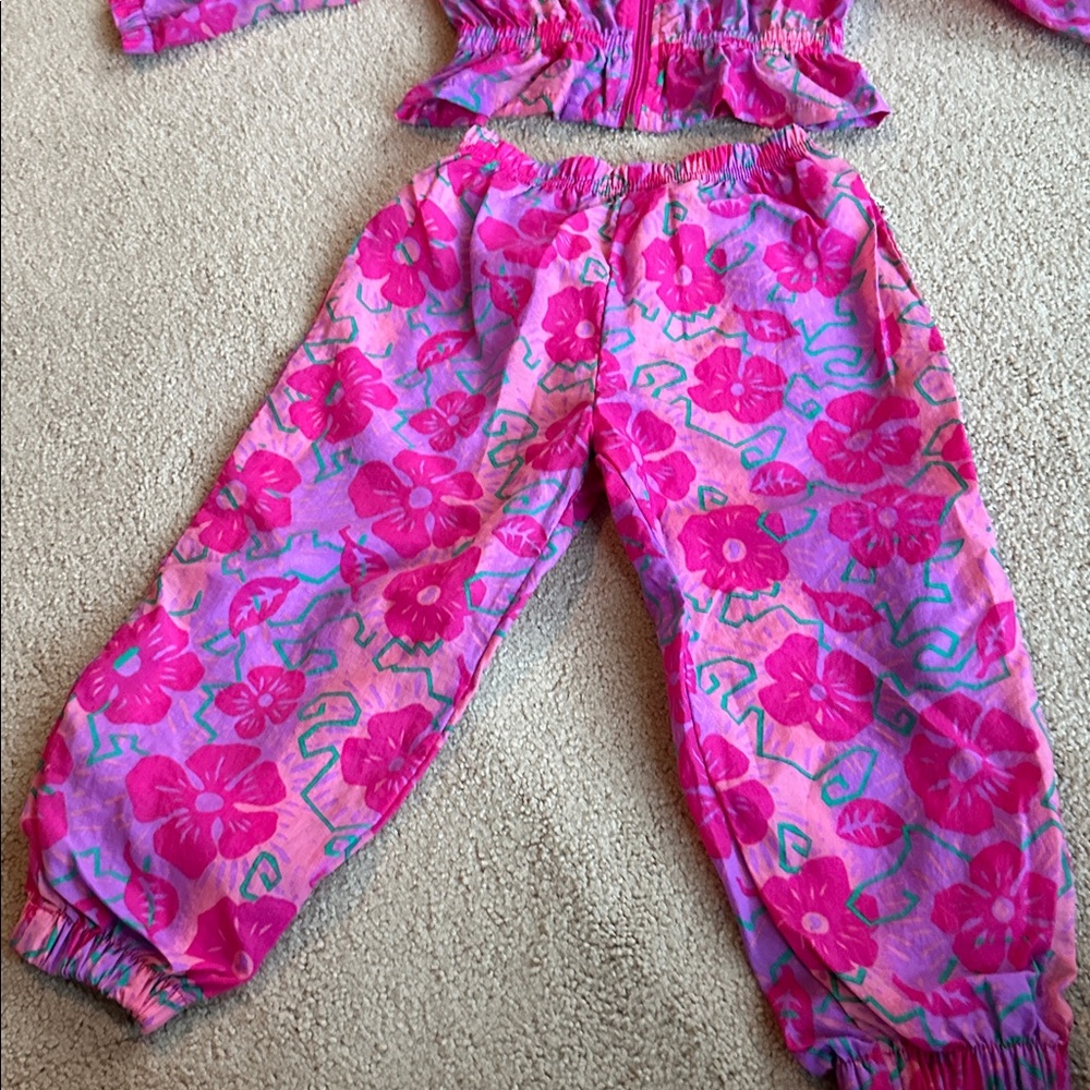 Weebok Vintage Toddler Windbreaker Set Jacket Pants - Picture 6 of 9